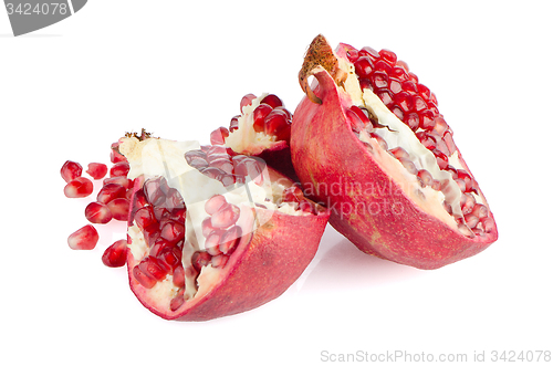 Image of Ripe pomegranate fruit