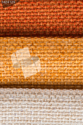 Image of Multi color fabric texture samples