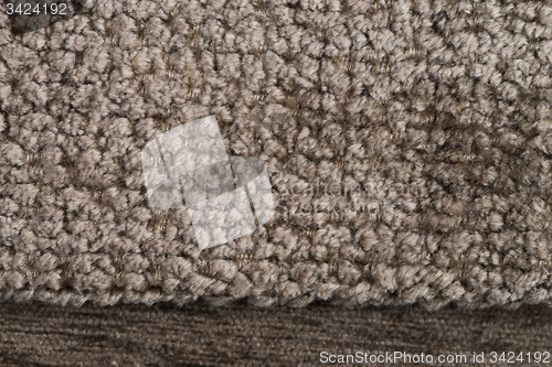 Image of Brown fabric texture