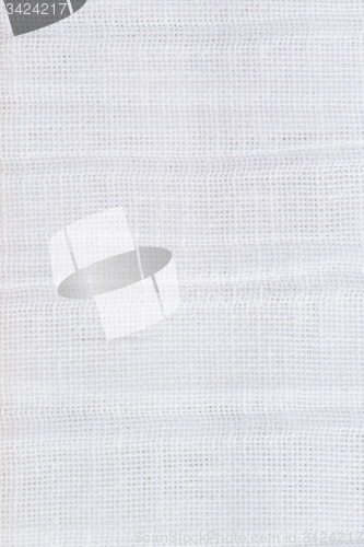 Image of White fabric texture