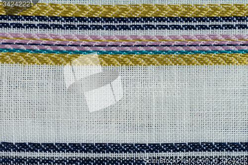 Image of Multi color fabric texture samples