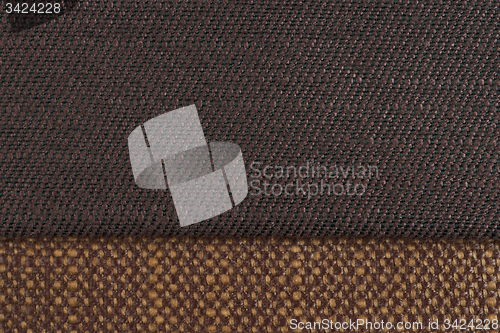 Image of Brown fabric texture