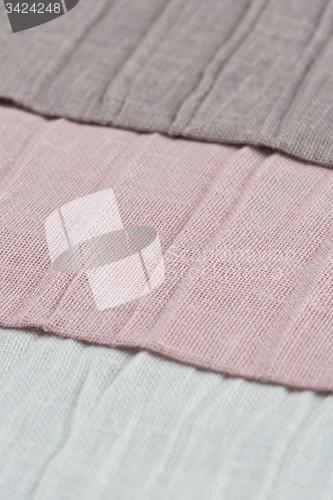 Image of Multi color fabric texture samples
