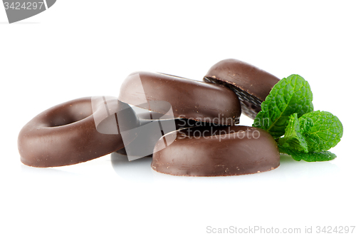 Image of Chocolate donut cookies