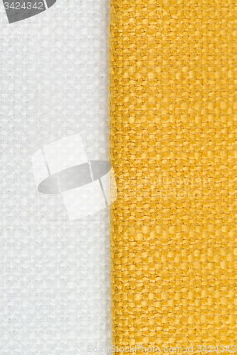 Image of Yellow fabric texture