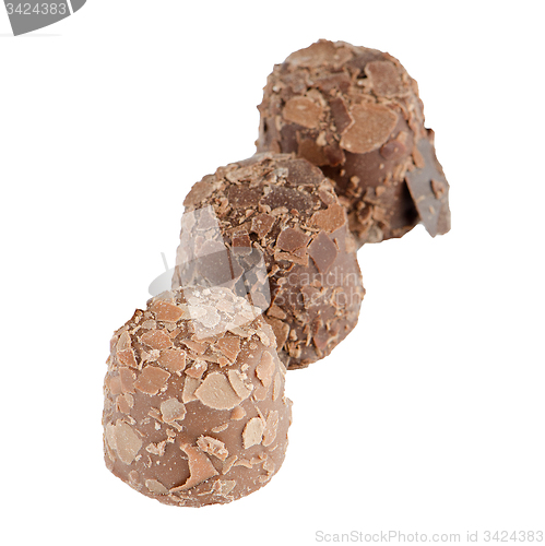 Image of Brown chocolate candies