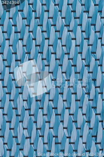 Image of Blue fabric texture