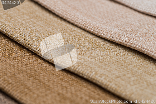Image of Multi color fabric texture samples