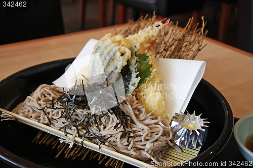 Image of Udon and tempura