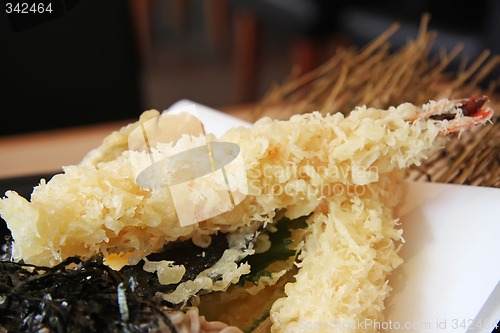 Image of Tempura prawns