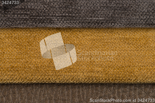 Image of Yellow fabric texture