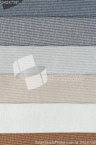 Image of Multi color fabric texture samples