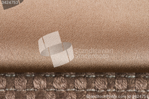 Image of Brown fabric
