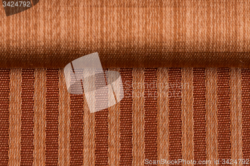 Image of Orange fabric texture