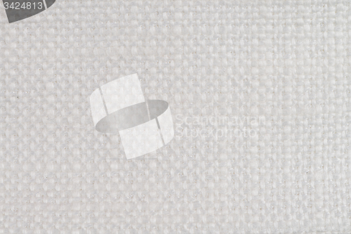 Image of White fabric texture