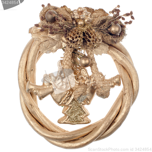 Image of Gold christmas wreath