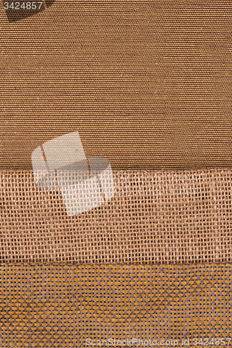 Image of Brown fabric texture