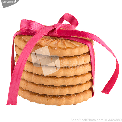 Image of Festive wrapped rings biscuits