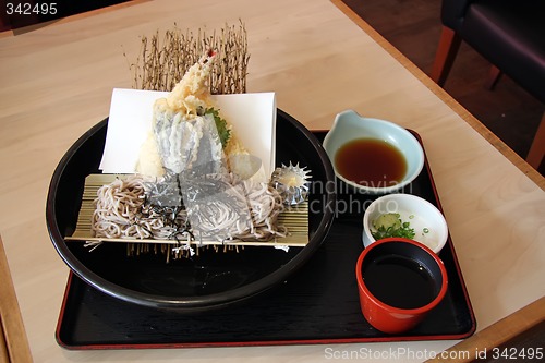 Image of Udon and tempura