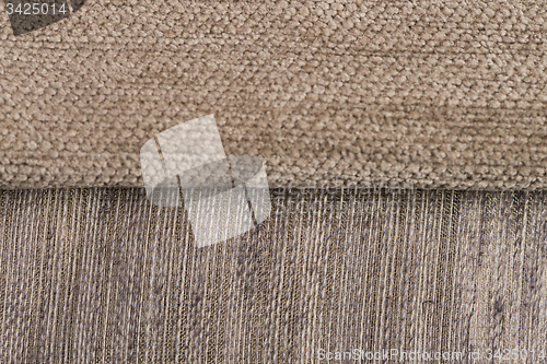 Image of Brown fabric texture