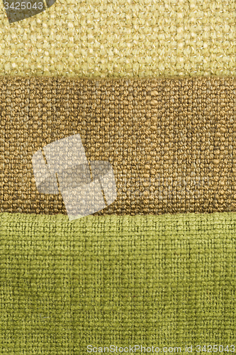 Image of Multi color fabric texture samples