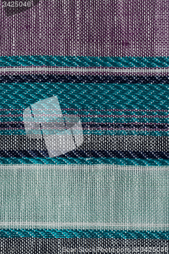 Image of Multi color fabric texture samples