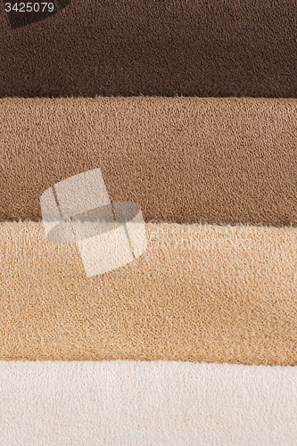 Image of Brown fabric texture