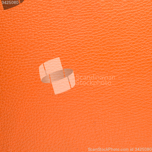 Image of Orange leather background 