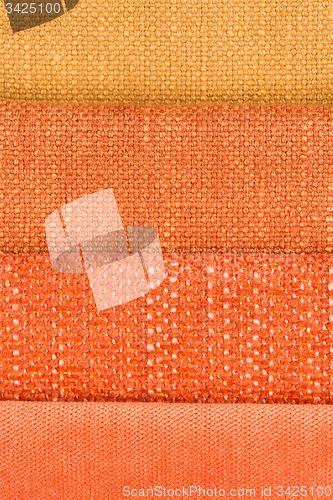 Image of Orange fabric