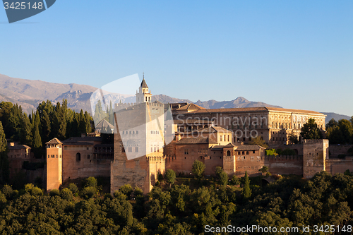 Image of Alhambra in Granada - Spain