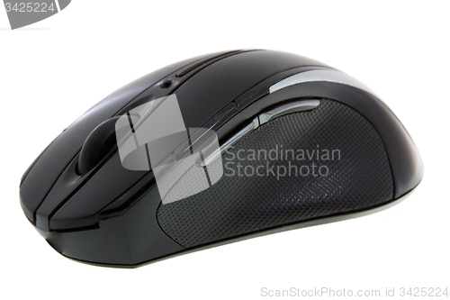 Image of Black computer mouse 