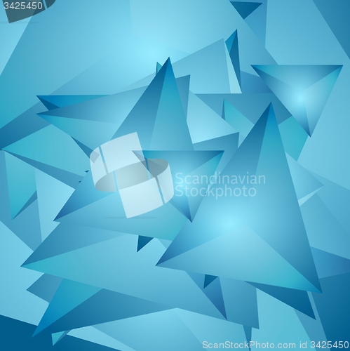Image of Abstract tech polygonal background