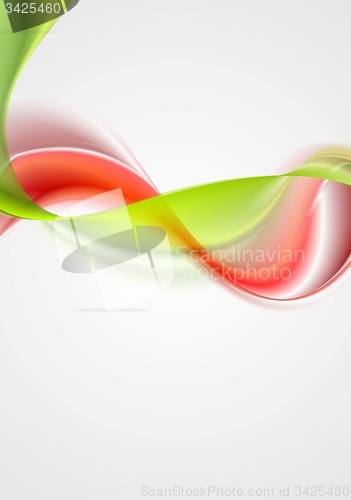 Image of Abstract colorful waves elegant background