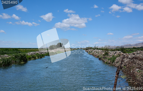 Image of summer river landscape