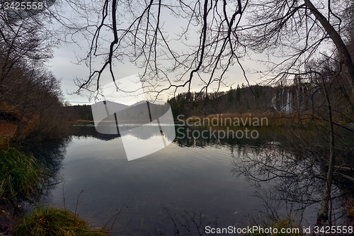 Image of Small Pond at Plitvice lakes national park