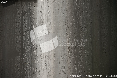 Image of Stainless steel background texture with dew