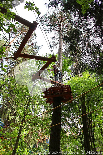 Image of adventure rope park