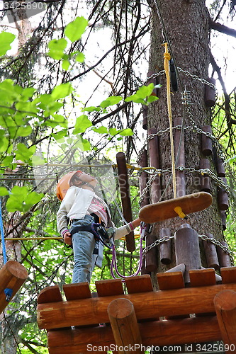 Image of adventure rope park