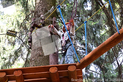 Image of adventure rope park