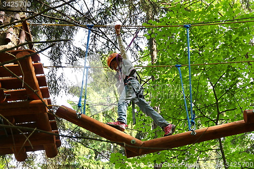 Image of adventure rope park