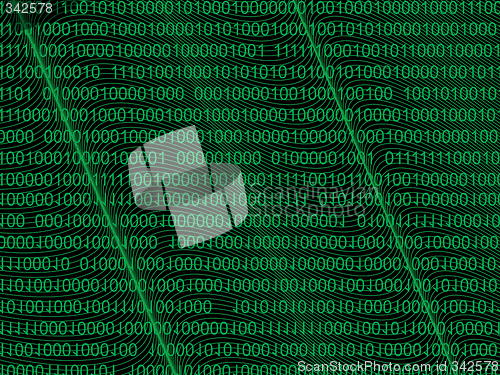 Image of green matrix