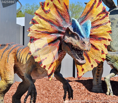 Image of Realistic model of dinosaur 