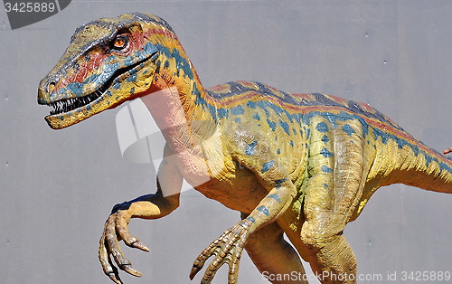 Image of Realistic model of dinosaur 