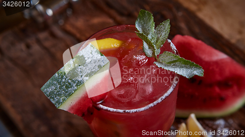 Image of Homemade watermelon lemonade 