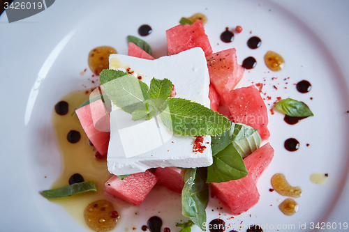 Image of Healthy Watermelon Salad