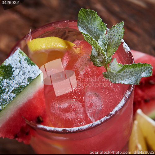 Image of Homemade watermelon lemonade 