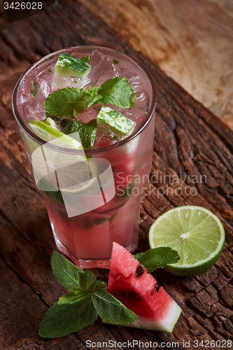 Image of Homemade watermelon lemonade 