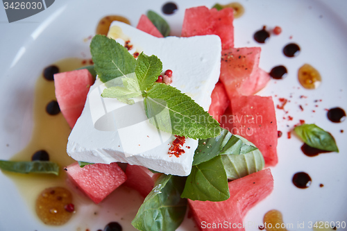 Image of Healthy Watermelon Salad