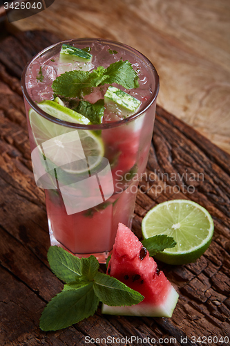 Image of Homemade watermelon lemonade 