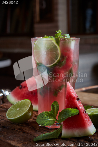 Image of Homemade watermelon lemonade 